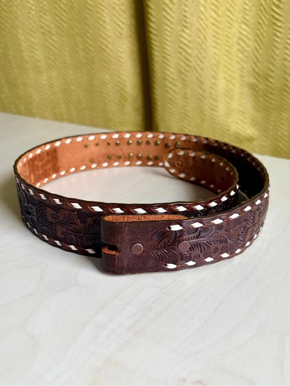 Vintage leather belt